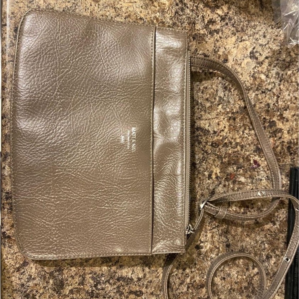 Mat & Nat brown crossbody purse